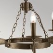 ELSTEAD CROMWELL CW3 OLD BRZ 3Lt Chandelier