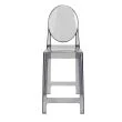 KING HOME KH010100226 Krzesło barowe VICTORIA 65 cm dymione - poliwęglan