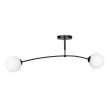 EMIBIG 670/2 PREGOS 2 BLACK LAMPA SUFITOWA