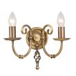 ELSTEAD ARTISAN ART2 AGD BRASS 2Lt Wall Light