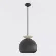 EMIBIG 1753/1 GEO 1 BLACK MOKKA Lampa wisząca