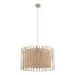 TK-LIGHTING 11461 HARMONY SABIA JUTA LAMPA WISZĄCA 3XE27