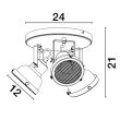 LUCES EXCLUSIVAS LE43718 BANCOS lampa sufitowa