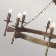 ELSTEAD CROMWELL CW8 OLD BRZ 8Lt Chandelier