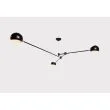 Step into Design ST-5335B-3 BLACK Lampa wisząca ASTRONOMY-3 czarna 175 cm