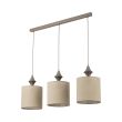 TK-LIGHTING 11440 AMURA NEW BROWN LAMPA WISZĄCA 3XE27