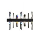Step into Design MP0099 black Lampa wisząca ARCTIC LED czarna 100 cm