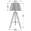 CANDELLUX 41-31136 LUGANO LAMPKA GABINETOWA 1X60W E27 BEŻOWY