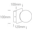 WYPRZEDAŻ ONE LIGHT 60107A/C Plesio chromowana oprawa łazienkowa z oprawką G9 28W IP44