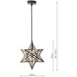 DAR ILA0175 ILARIO 1LT STAR PENDANT SMALL ANT BRA