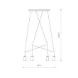 NOWODVORSKI 9192 IMBRIA lampa wisząca