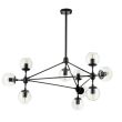 Step into Design ST-9047-10 transparent Lampa wisząca ASTRIFERO-10 transparentno czarna 90 cm