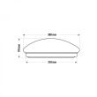 INQ PLC040PNW Plafoniera LED VIKA 24W 840 HF okrągła
