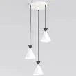 EMIBIG 1743/3PREM KLEVER 3PREM WHITE BLACK Lampa wisząca