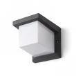 RENDL R12560 HIDE SQ ścienna antracyt 230V E27 13W IP44