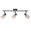 CANDELLUX 93-25050 AGRA LAMPA SUFITOWA BRUNATNY 3X40W E14 KLOSZ BURSZTYNOWY