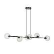 EMIBIG 874/6 LAMPA WISZĄCA ROSSI 6 BL TRANSPARENT