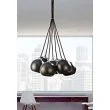 AZZARDO FH5957-BJ-120-BK / AZ0635 Gulia 7 (black) Lampa wisząca