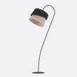 EMIBIG 1709/LP1 CANVA LP1 BLACK NATURAL Lampa podłogowa