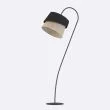 EMIBIG 1709/LP1 CANVA LP1 BLACK NATURAL Lampa podłogowa