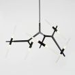 Step into Design ST-1001-6 black Lampa wisząca STICKS-6 czarna
