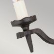 ELSTEAD RECTORY RY2B BLACK 2Lt Wall Light