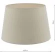 DAR CEZ1429 CEZANNE FRENCH DRUM SHADE 35CM ECRU