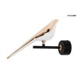 MOOSEE MSE010100292 MOOSEE lampa ścienna BIRD złota