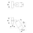 LUMINEX 9526 spot Link beige 1xGU10