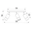 LUMINEX 9528 spot Link beige 3xGU10