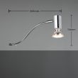 TRIO 283400106 GIADA LAMPY ŚCIENNE ŁAZIENKOWE
