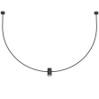 ANTIGO Lampa wisząca no. C - Czarna (1260 mm) 5089