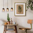 CANDELLUX 33-78094 FRESNO LAMPA WISZĄCA CZARNY 3X60W E27 KLOSZ BEZBARWNY