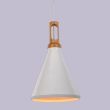 Step into Design ST-5097c Lampa wisząca NORDIC WOODY biało drewniana 25 cm