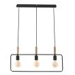 CANDELLUX 33-73525 FRAME LAMPA WISZĄCA 3X60W E27 CZARNY