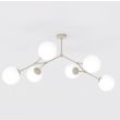 EMIBIG 1703/6 SPACE 6 MOKKA OPAL Lampa sufitowa