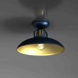 MILAGRO MLP7713 LAMPA SUFITOWA FELIX NAVY BLUE/GOLD 1XE27