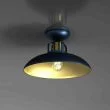MILAGRO MLP7713 LAMPA SUFITOWA FELIX NAVY BLUE/GOLD 1XE27