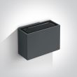 ONE LIGHT 67374/AN/W Solomos kinkiet antracyt LED 3000K 2x3W IP54