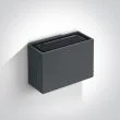 ONE LIGHT 67374/AN/W Solomos kinkiet antracyt LED 3000K 2x3W IP54