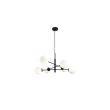 AZZARDO AZ4420 OVIEDO 6 BK/BK DECORATIVE PENDANT BLACK