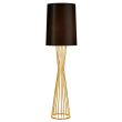 Step into design MF1235 Lampa podłogowa FILO-1 czarno - złota 145 cm