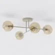 EMIBIG 1636/4 ROMA 4 MOKKA AMBER LAMPA SUFITOWA
