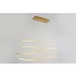 AZZARDO AZ4058 WAVES GOLD DECORATIVE PENDANT GOLD