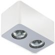 AZZARDO AZ1386 NINO 2 WHITE / ALUMINUM TECHNICAL LAMP