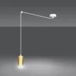 EMIBIG 527/1 LAMPA WISZĄCA TRAKER 1 WH/GOLD