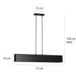 EMIBIG 672/3 GENTOR 3 BLACK LAMPA WISZĄCA
