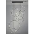 MOOSEE MSE010100371 MOOSEE lampa wisząca CIRCULO SIX czarna