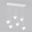 EMIBIG 1759/6 FLORA 6 WHITE OPAL Lampa wisząca