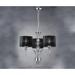 AZZARDO 1976-3P-BK / AZ0498 Impress 3 (black) Żyrandol